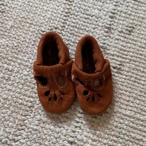 Brown Kids Moccasins
